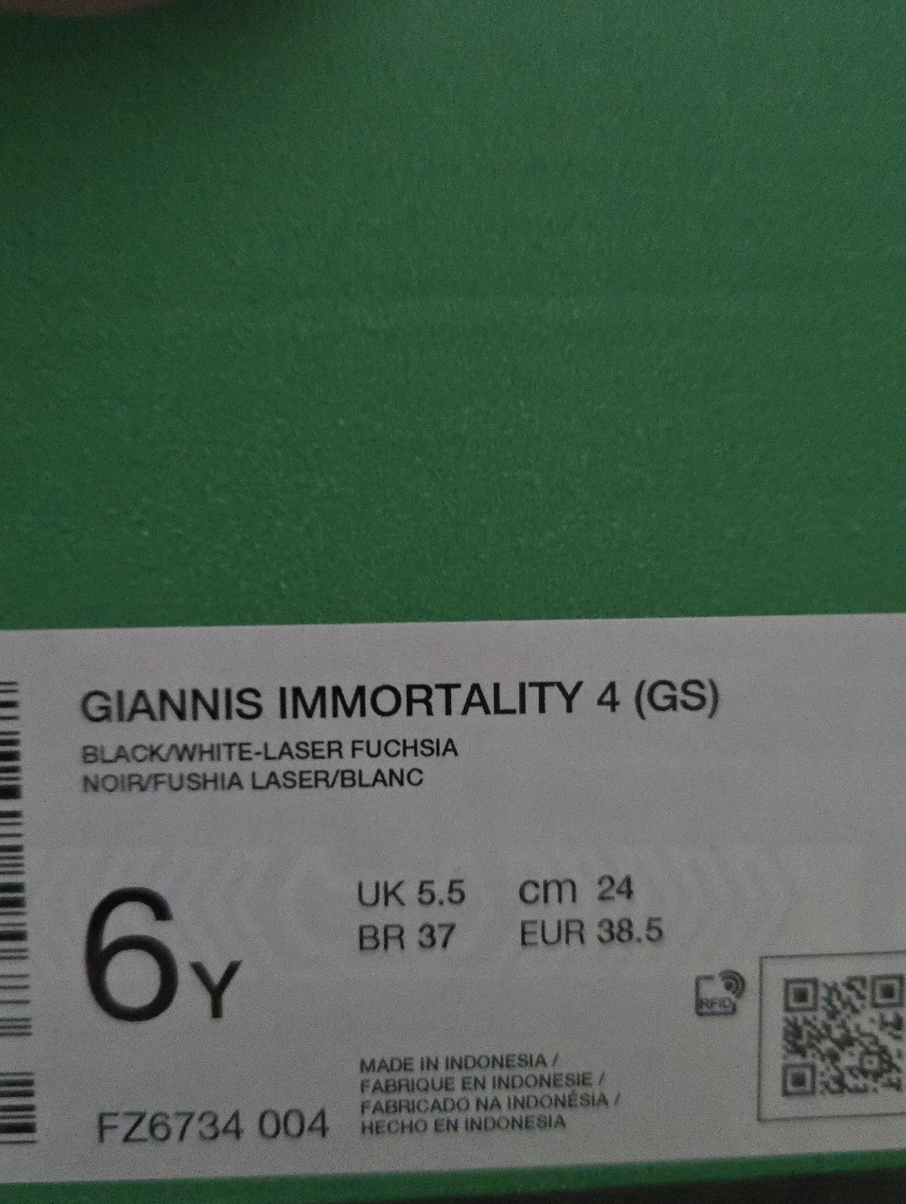 Giannis Immortality 4 GS 6Y Pink And Black Basketball Sneakers New 042026 - Picture 8 of 8